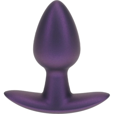 Ouch! Smooth Silicone Anal Plug Small Metallic Purple