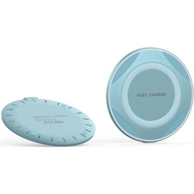 Planet Tech Безжично зарядно Planet Tech, Tънък дизайн, 10W, Син (SM125 Blue)