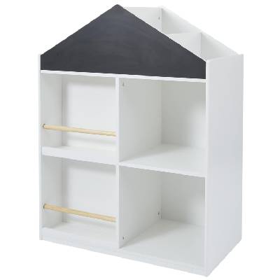 Детска етажерка за книги и играчки с дъска за рисуване Ginger Home (TF6919-G)