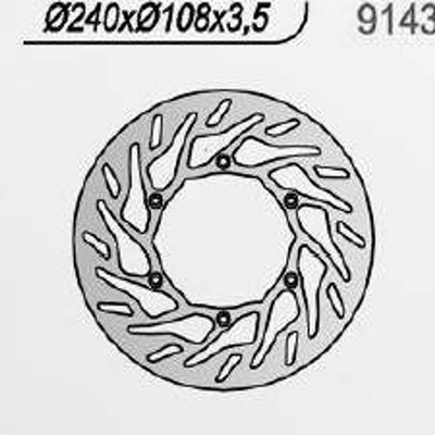 NG Brzdový kotúč NG 9143
