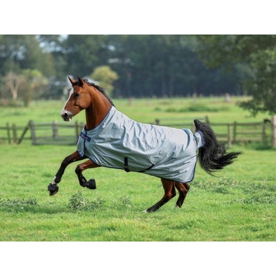 Bucas Výběhová deka Power Turnout Extra High Neck silver – Zboží Dáma