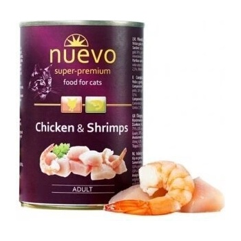 nuevo Chicken & Shrimps за котки с пилешко и скариди 400gr