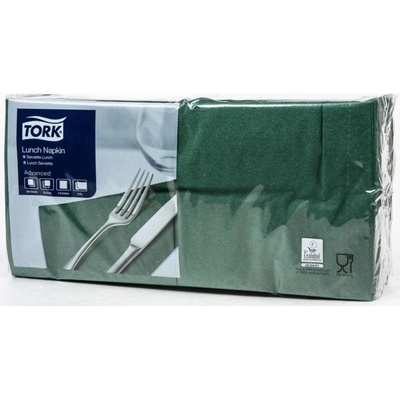 TORK Ubrousky zelené 33x33 cm 2v 200 ks