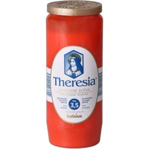 Z - TRADE s. r. o Z - TRADE s. r. o. Композитна свещ Theresia 230 г ~3, 5 дни червена
