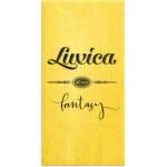 Luxica® Fantasy жълти салфетки с дискретен релеф и фин бордюр 2 слоя | 40 броя Сгъвка 1/8 (8765435678)