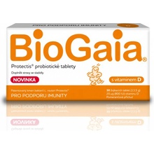 BIOGAIA Protectis probiotické tablety s vitaminem D 30 ks