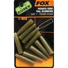 Fox Fishing Edges Power Grip Tail Rubbers veľ.7 Trans Khaki