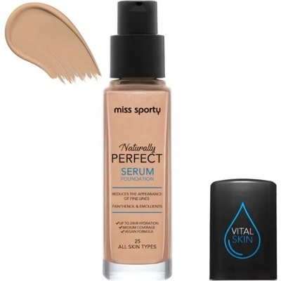 Miss Sporty Naturally Perfect tónovacie sérum 25 Warm 30 ml