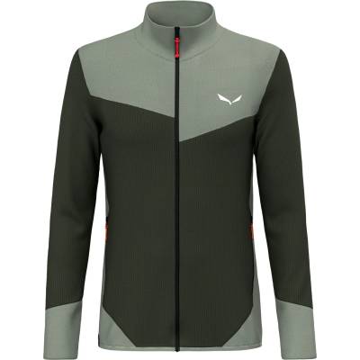 Salewa Мъжко поларено яке Salewa Puez Waffle Hybrid PL Jacket Fleece jacket - Dark Olive - размер 46 (EU) (005-5230-0111)