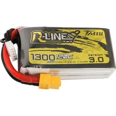 GENS ACE LIPO TATTU R-Line FPV serie 4S 4S1P 120C Version 3.0 14,8V 1300 mAh