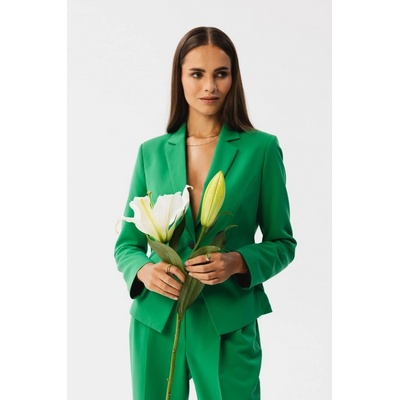 Stylove dámske formálne sako Guelon S353 svetlo zelená