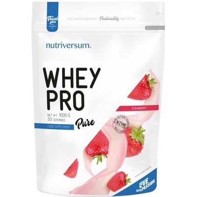 Nutriversum Whey Pro Pure | with N-Zyme System [1000 грама] Ягода