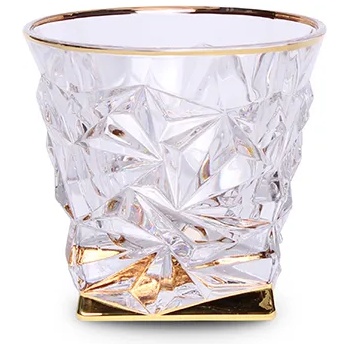 Bohemia 1845 Чаша за уиски Bohemia 1845 Glacier Gold 350ml, 6 броя (1000283)