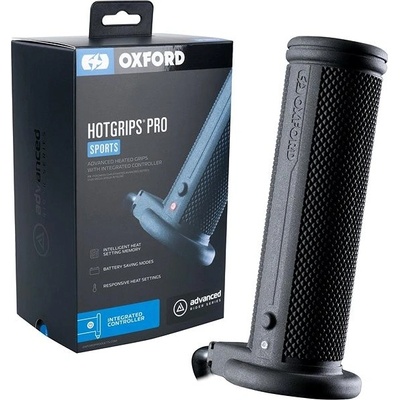 Oxford gripy vyhrievané Hotgrips Pro Sports, s integrovaným ovládaním v rámci gripu