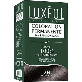 Luxéol Трайна боя за коса (без амоняк) 3N Тъмно кестеняво 1 бр. | Luxéol (337727 NTRV)