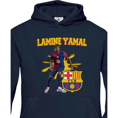 Dětská mikina Lamine Yamal Modrá