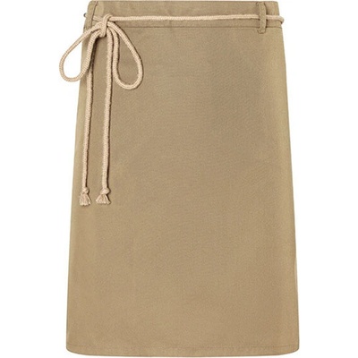 Karlowsky Gastro zástera s trakmi KY056 Pebble 70 x 85 cm