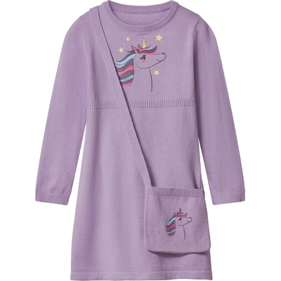 lupilu Dívčí pletené šaty lila fialová – Zboží Dáma