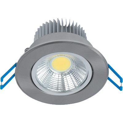ELMARK Lslcob spotlight 7w 4000k-4300k 230v САТ. НИКЕЛ (92lslc740/sn)