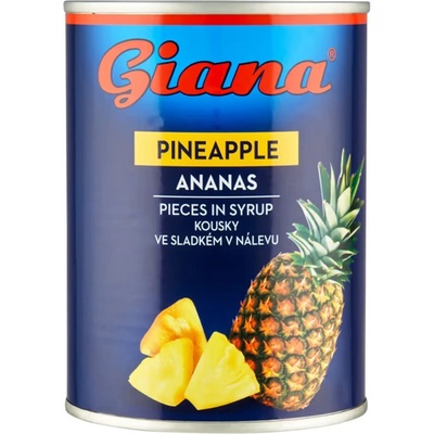 Giana GIANA kompót ananásový plátky 3050 g
