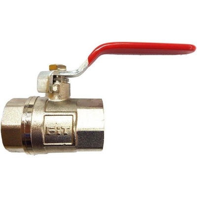 GEOS AGT Kulový kohout plnoprůtokový "s ucpávkou" páka DN 40 - 1"1/2 (F-F)