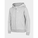 4F Detská mikina šedá