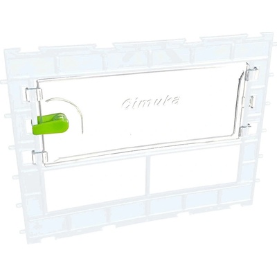 CIMUKA CB25 Průhledná plastová dvířka