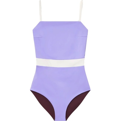 MYMARINI Дамски бански костюм MYMARINI Women's Easysuit Swimsuit - Chocolate / Lilac (150-5873-0112)