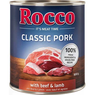 Rocco Classic Pork hovädzie a jahňacie 24 x 800 g