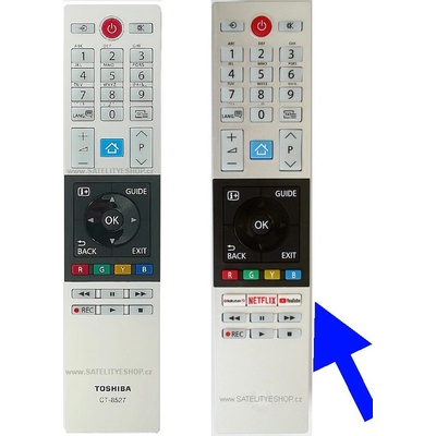 Diaľkový ovládač Toshiba CT-8527