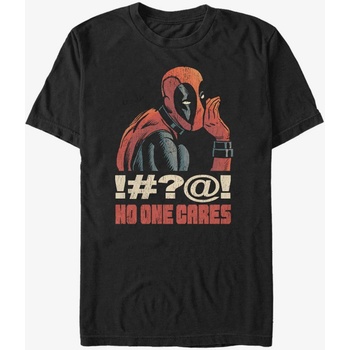 ZOOT. Fan Черна унисекс тениска Marvel No One Cares ZOOT. Fan | Cheren | МЪЖЕ | L