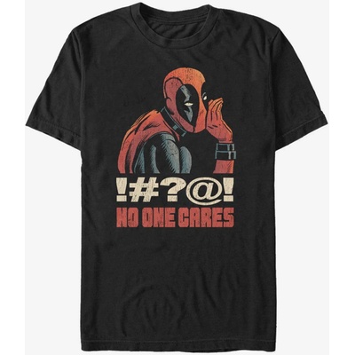 ZOOT. Fan Черна унисекс тениска Marvel No One Cares ZOOT. Fan | Cheren | МЪЖЕ | L