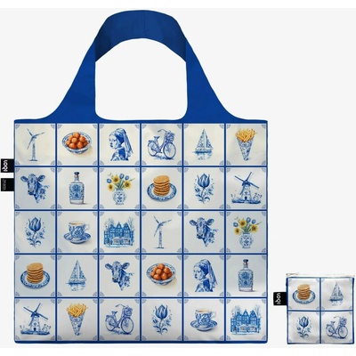 Skladacia nákupná taška LOQI DELFT Heritage