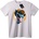 NOONEBRAND Тениска Вълк с Шапка - 6XL, White