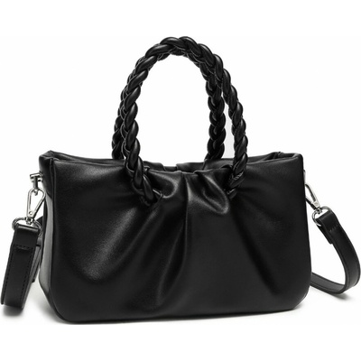Miss Lulu elegantná crossbody kabelka čierna