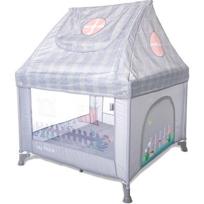 Lorelli Premium КОШАРА ЗА ИГРА my place С ПОКРИВ grey (10080642506)