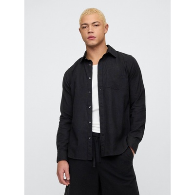 GAP Риза от лленобленда Standard Fit GAP GAP | Cheren | МЪЖЕ | XL