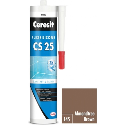 Ceresit CS 25 sanitární silikon 280 g almond brown