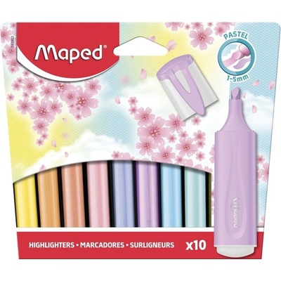 Maped Fluo Peps pastel 10 ks