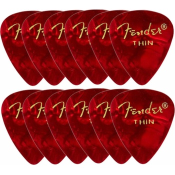 Image 1 of Fender Premium Celluloid 351 Shape Picks Thin Перце за китара (1980351709)