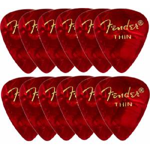 Fender Premium Celluloid 351 Shape Picks Thin Перце за китара (1980351709)