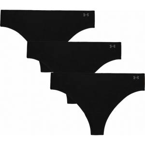 Under Armour Pure Stretch No Show Thong - Solid 3Pk Размер: XS / Цвят: сив