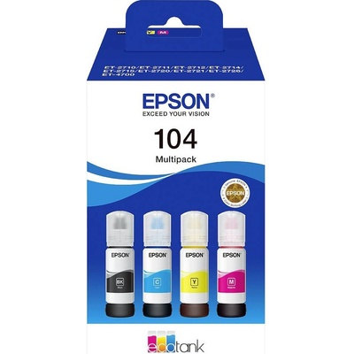 Atrament Epson 104 Multipack - originálny