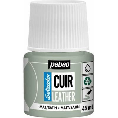 Pebeo Setacolor matt satin farba na kožu 45 ml šalviová zelená
