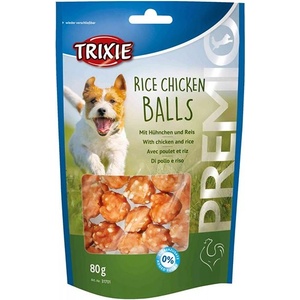 TRIXIE PREMIO Пилешки топки с ориз, пиле и ориз 80 г