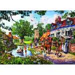 Bluebird Puzzle - Puzzle Steve Crisp: A Village in Summer 1000 - 1 000 piese