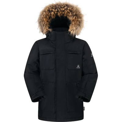 Kamik Детско яке парка Kamik Kid's Enzo Parka - Black - размер 128 (EU) (703-6104-0117)