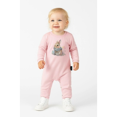 BAby dievčenský overal Zajačik Cappuccino