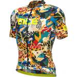 Alé Фланелка с къс ръкав за колоездене Alé PR-E Kenya S/S Jersey Cycling jersey - Yellow - размер XXL (056-2619-0117)