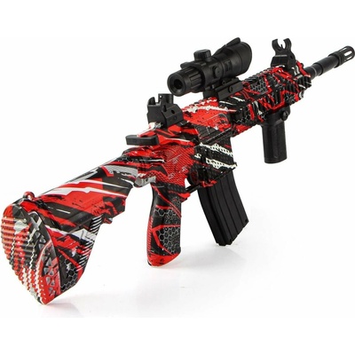 Sunny Blaster M416 pištoľ na vodné gélové guľôčky s príslušenstvom červená M416red